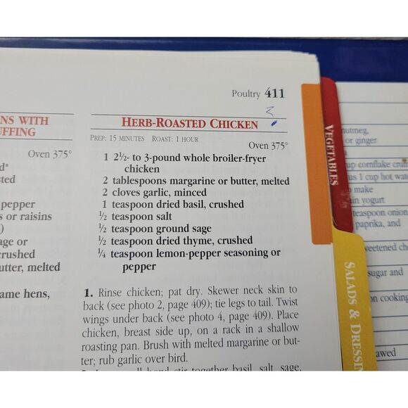 VTG‎ 1930 2000 Limited Edition Better Homes and Gardens New Cookbook Pre-Owned - Picture 11 of 16